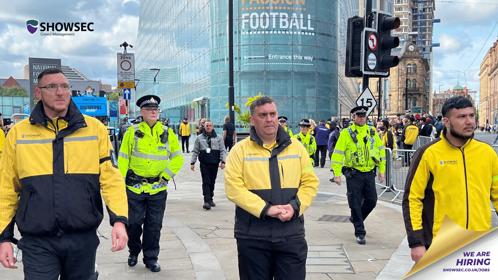 Proud To Be Part of Manchester City's Title Parade Showsec