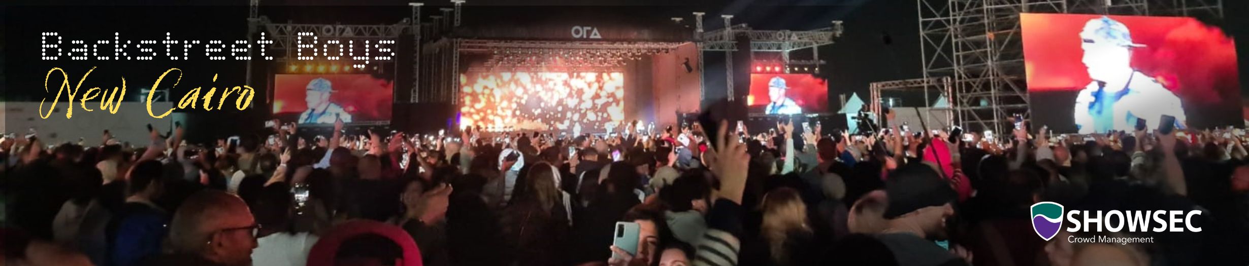 Showsec's Successful Debut in Egypt with Backstreet Boys Concert Showsec